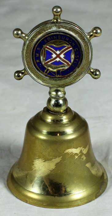 Brass bell - Ships wheel - Edinburgh Castle