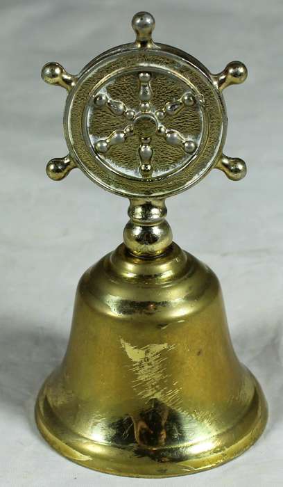 Brass bell - Ships wheel - Edinburgh Castle
