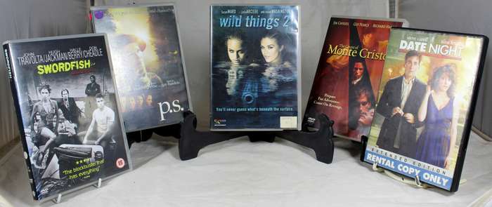 Five DVD Set - Wild things 2, P.S, Swordfish, Count of Monte Cristo, Date Night