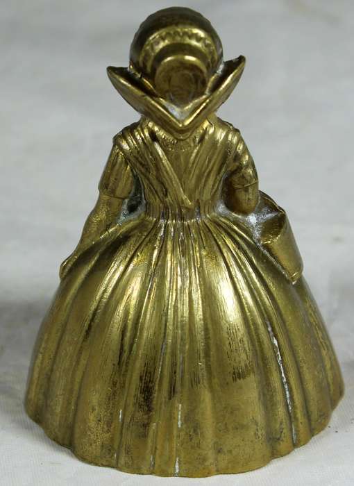 Brass bell - Victorian lady