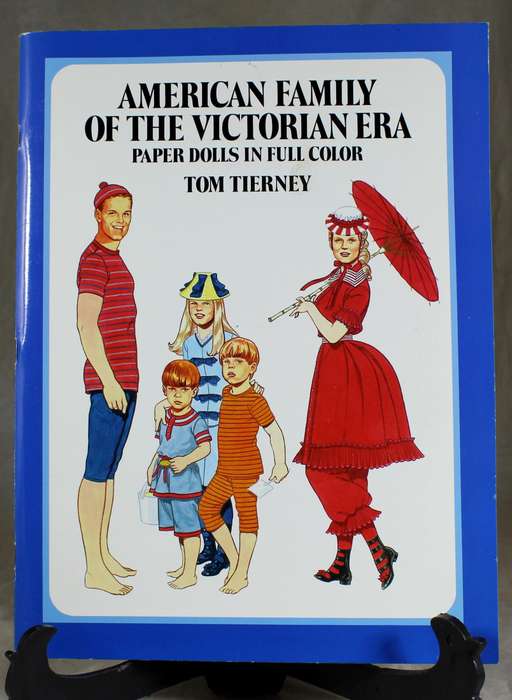 American family of the Victorian era paper dolls book
