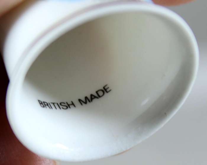 Bone China thimble - Torquay