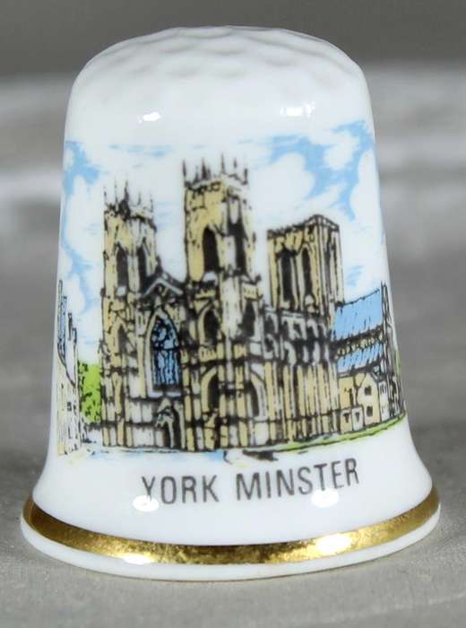 Bone China thimble - York Minster