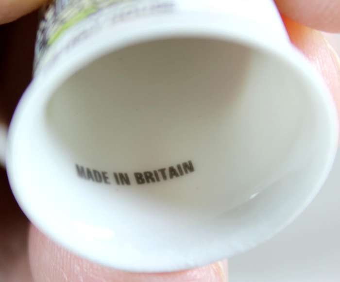 Bone China thimble - The Ugly house