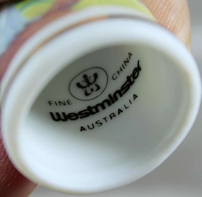 Bone China thimble - Koala - Westminster Australia