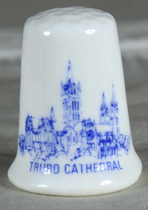 Bone China thimble - Truro cathedral