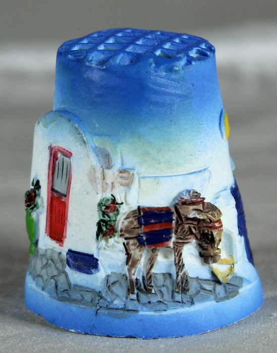 Kos embossed 3d thimble
