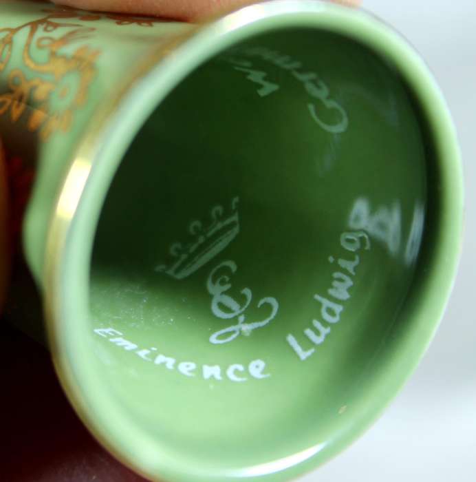 Porcelain thimble - Eminence Ludwig (West Germany)