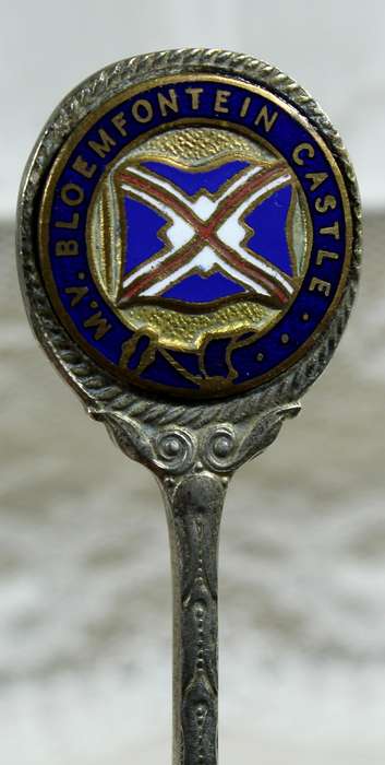 Union castle - MV Bloemfontein Castle teaspoon