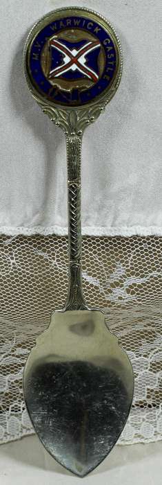 Union castle - MV Warwick Castle teaspoon