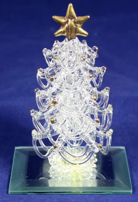 Delicate hand blown glass - Christmas tree