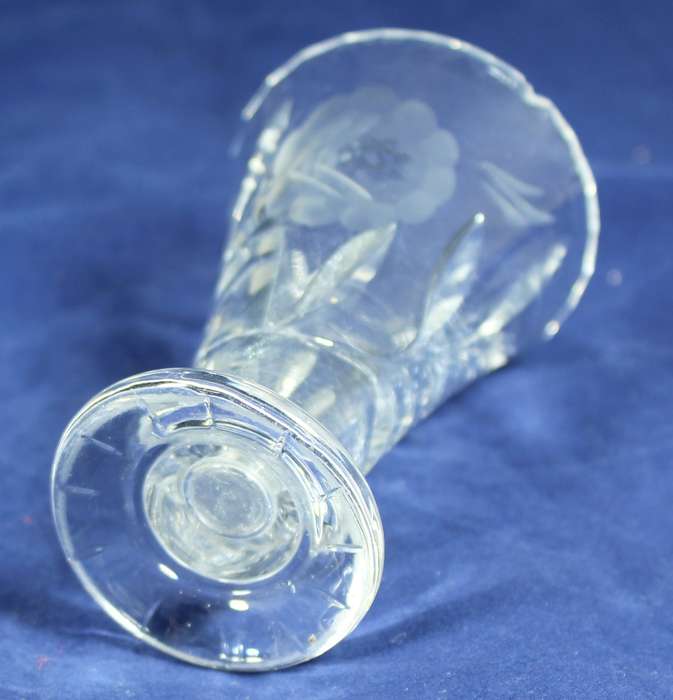 Rose cut vase