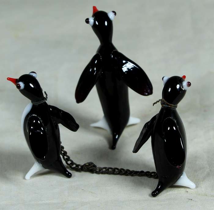 Miniature glass - Set of Penguins