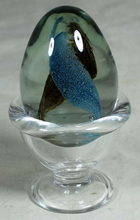 Glass paperweight set