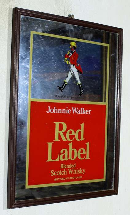 Johnnie Walker Red Label mirror
