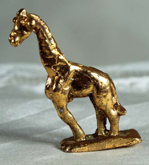 Miniature copper plated - Giraffe