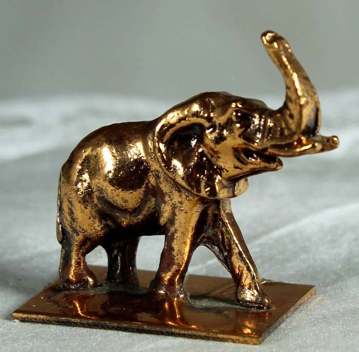 Miniature copper plated - Elephant