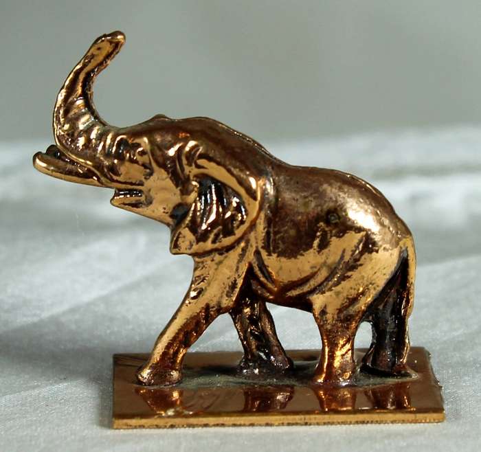 Miniature copper plated - Elephant