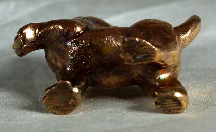 Miniature copper plated - Strutting kitten