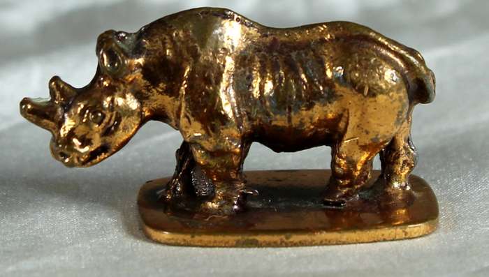 Miniature copper plated - Rhino