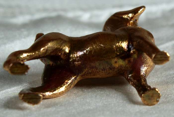 Miniature copper plated - Hunting dog