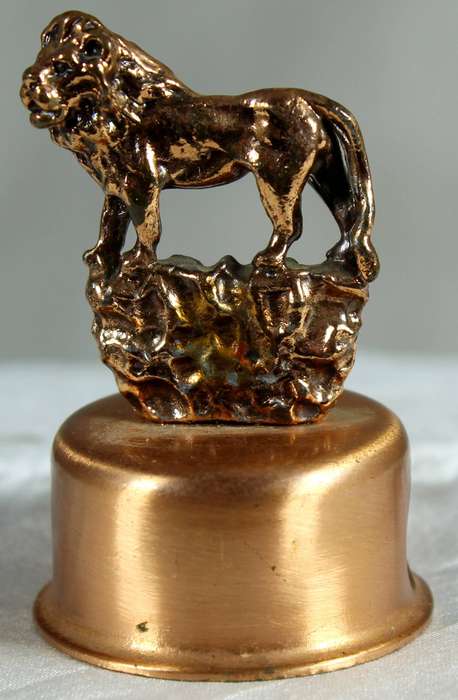 Miniature copper plated - Lion