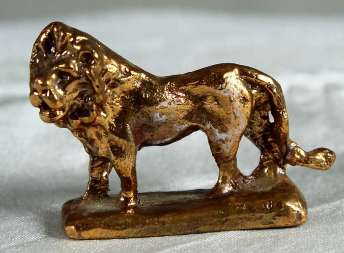 Miniature copper plated - Lion