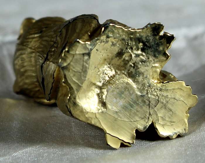 Miniature brass plated - Owl and chick