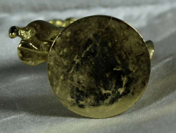 Miniature brass plated - Springbuck
