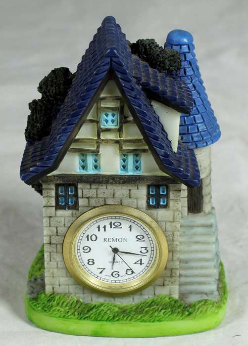 Vintage house with tower and clock