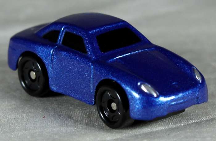 Micro metal body - blue coupe