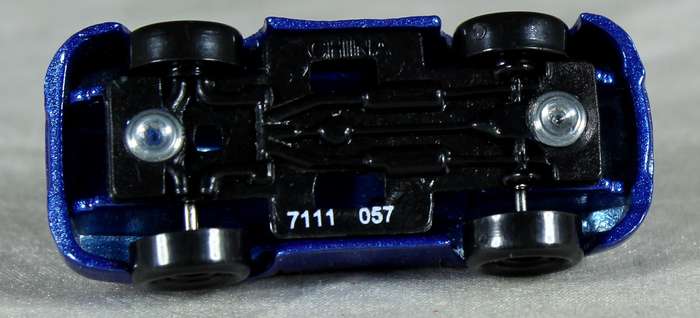 Micro metal body - blue coupe