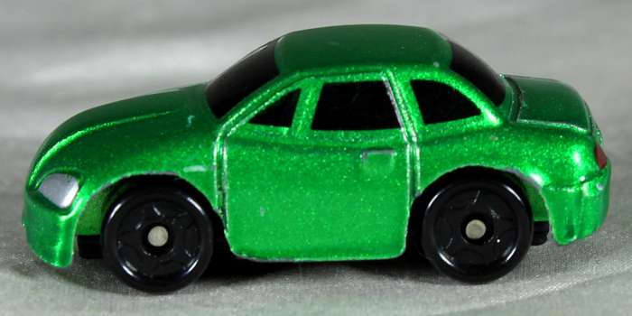 Micro metal body - green coupe