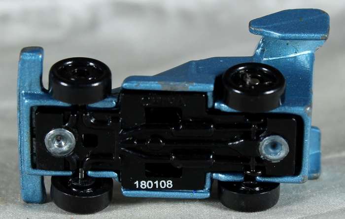 Micro metal body - blue race car