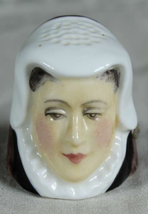 Staffordshire thimble - Anne Hathaway
