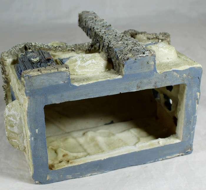 Large model of ancient cottage