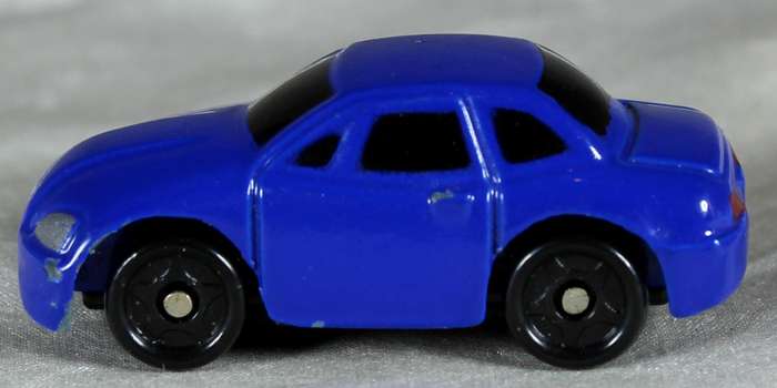 Micro metal body - blue coupe