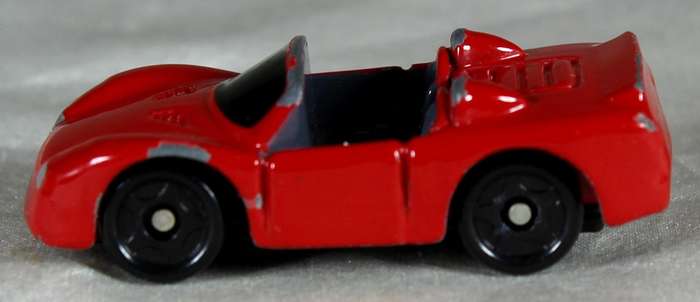 Micro metal body - red Ferrari
