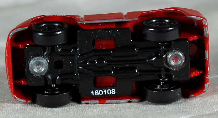 Micro metal body - red Ferrari