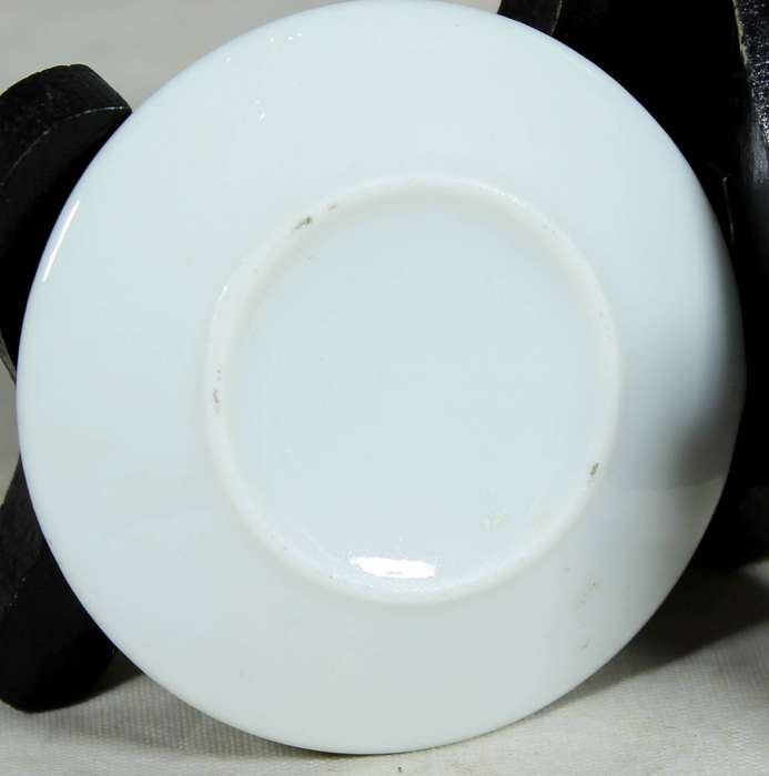 Miniature China display plate - Tall sailing ship