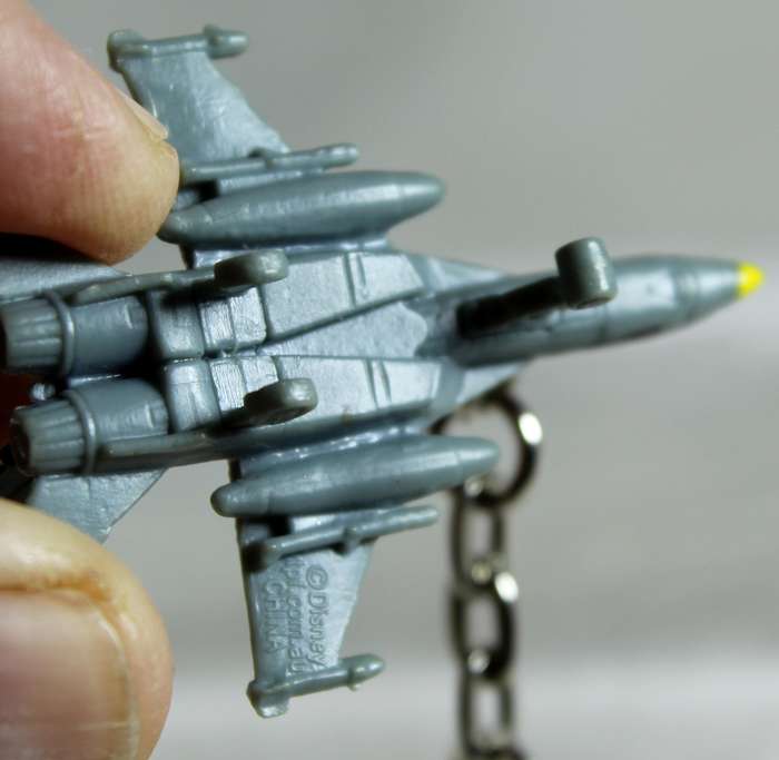 Micro Disney- fighter jet key-ring
