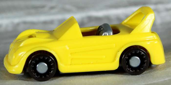 Kinder Joy micro race car