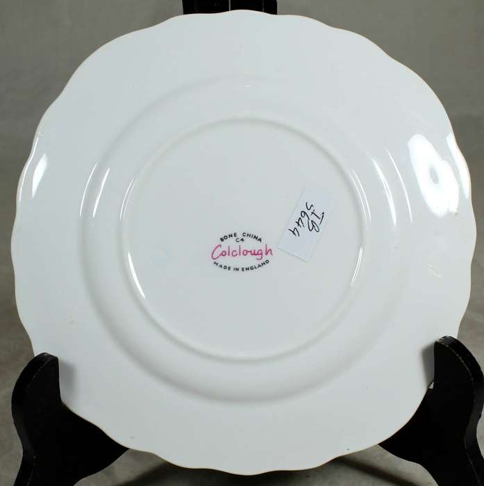 Colclough side plate with pink flowers