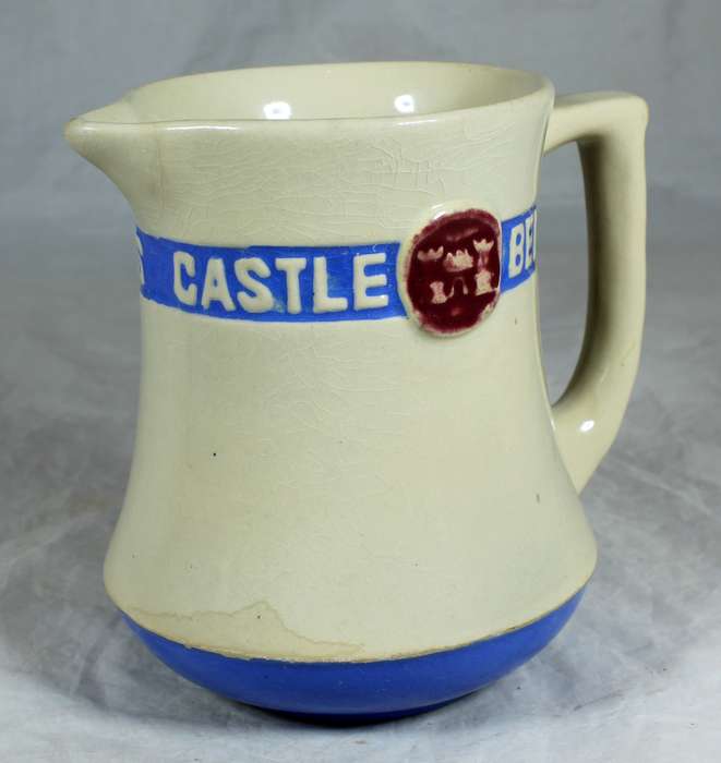 Vintage Castle beers jug