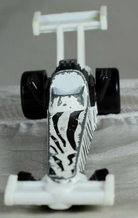 Hotwheels - Zebra Stripe Dragster Top Fuel
