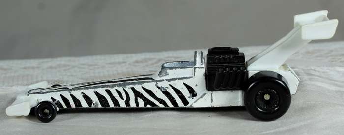 Hotwheels - Zebra Stripe Dragster Top Fuel