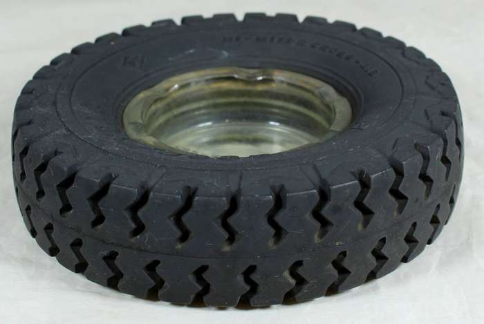 Vintage Goodyear tractor tyre ashtray