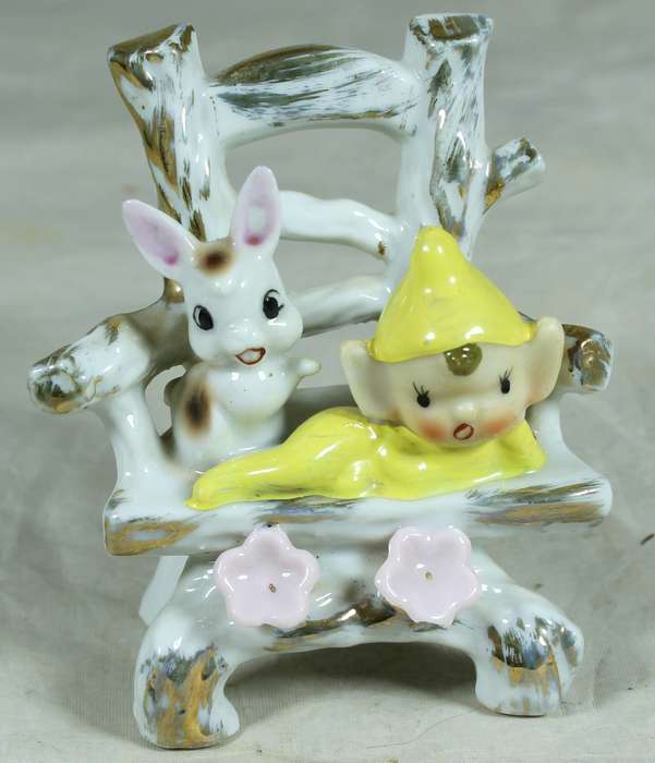 Lamode - Pixie and rabbit on a chair