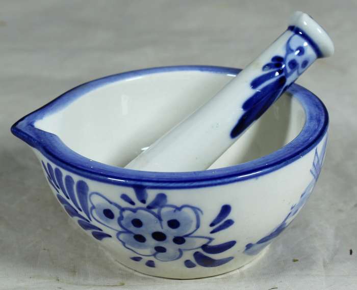 Delft - Blue small mortar & pestil