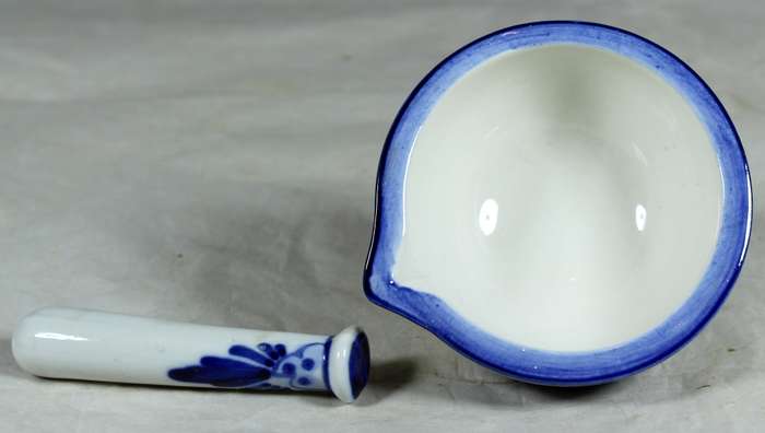 Delft - Blue small mortar & pestil